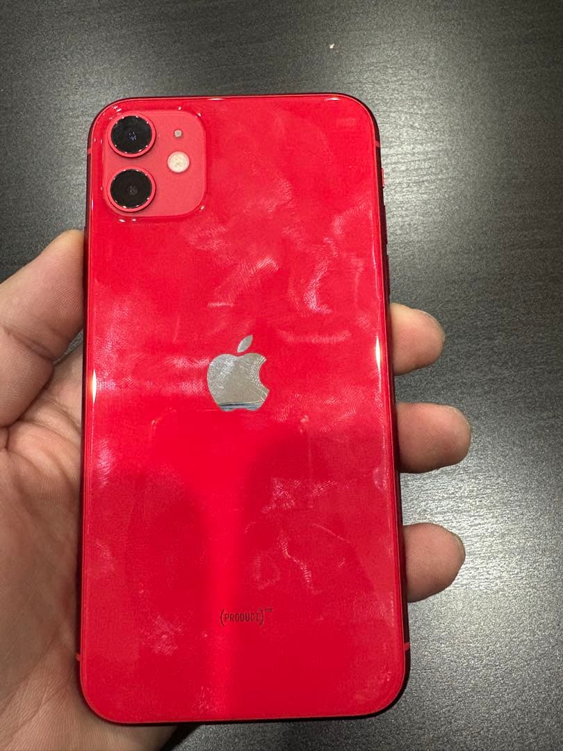 Apple iPhone11 64GB レッド　77%