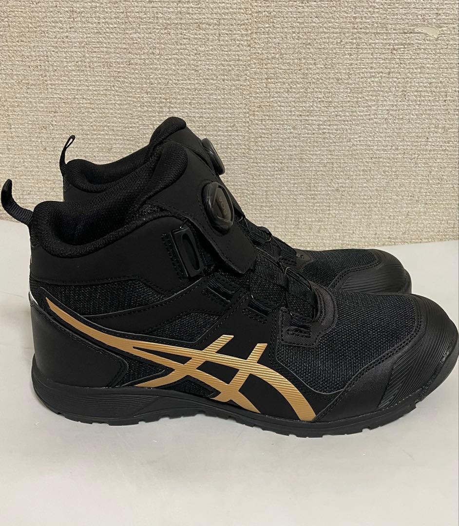 アシックスCP214 TS BOA LC 26.5 BLACK＆GOLD qr3