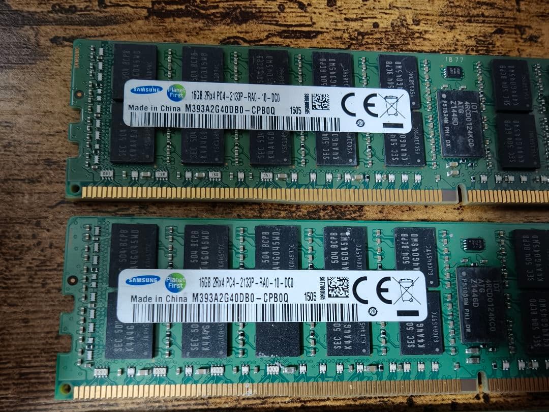 SUMSUNG メモリ 16GB 2R×4 4枚セット