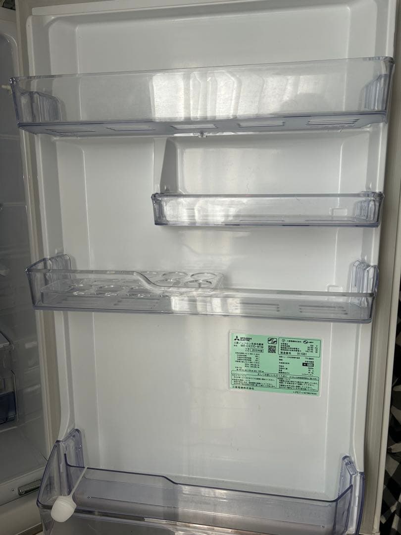 三菱電機 MR-CX37D-W1 冷蔵庫 445L 2019年製