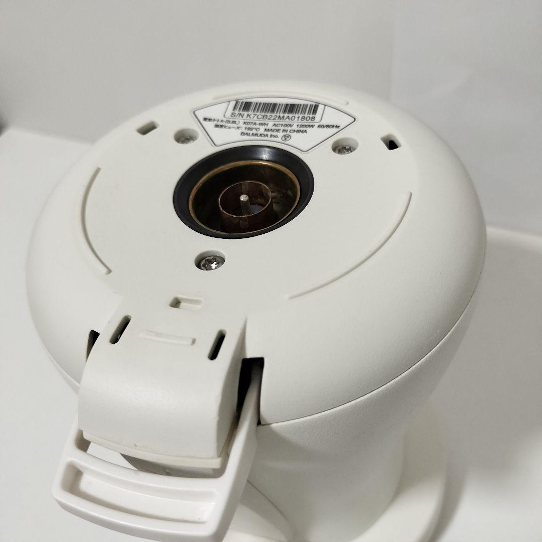 【動作確認済】BALMUDA バルミューダ　電気ケトル　ホワイト　1164