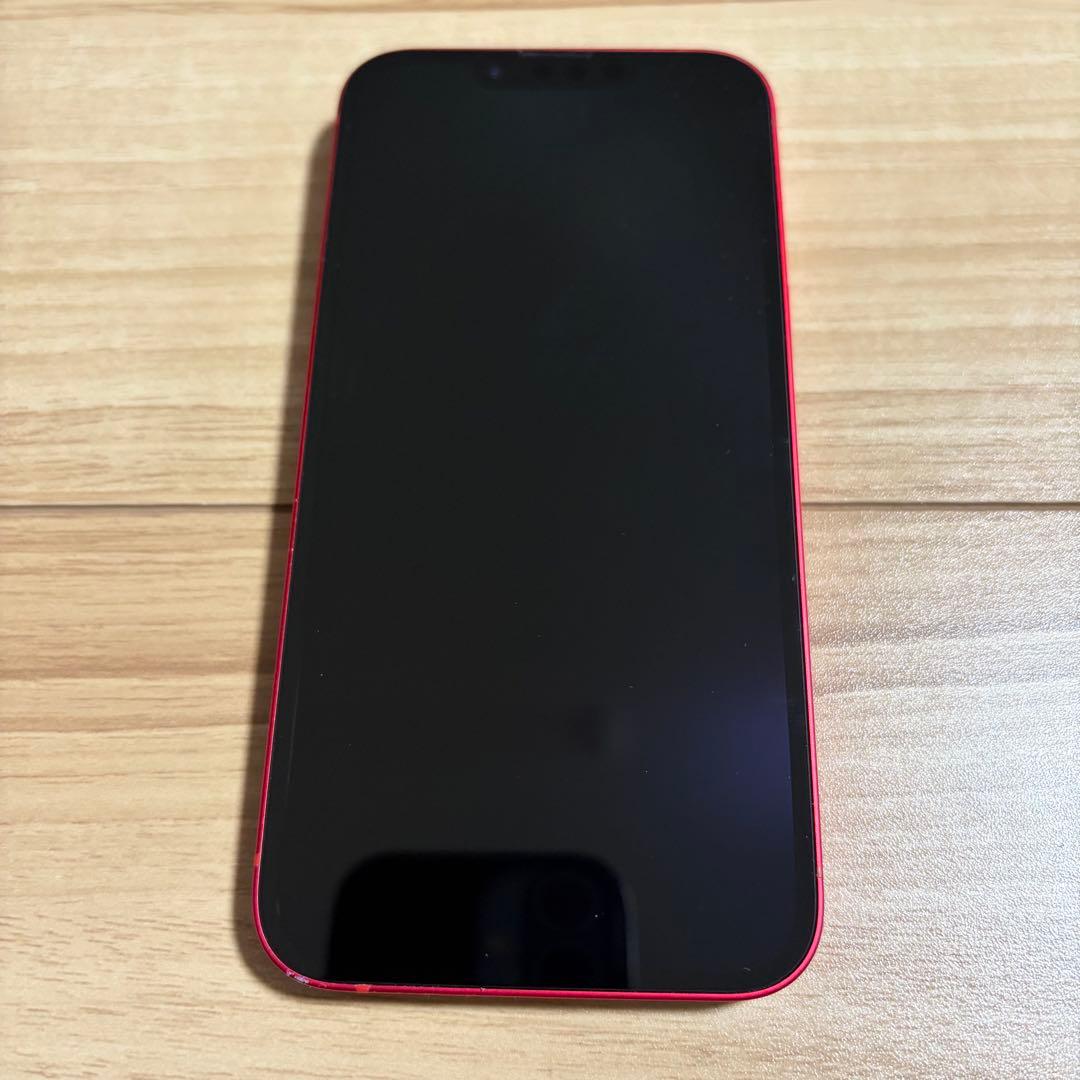 バッテリー100% iPhone14 128GB レッド