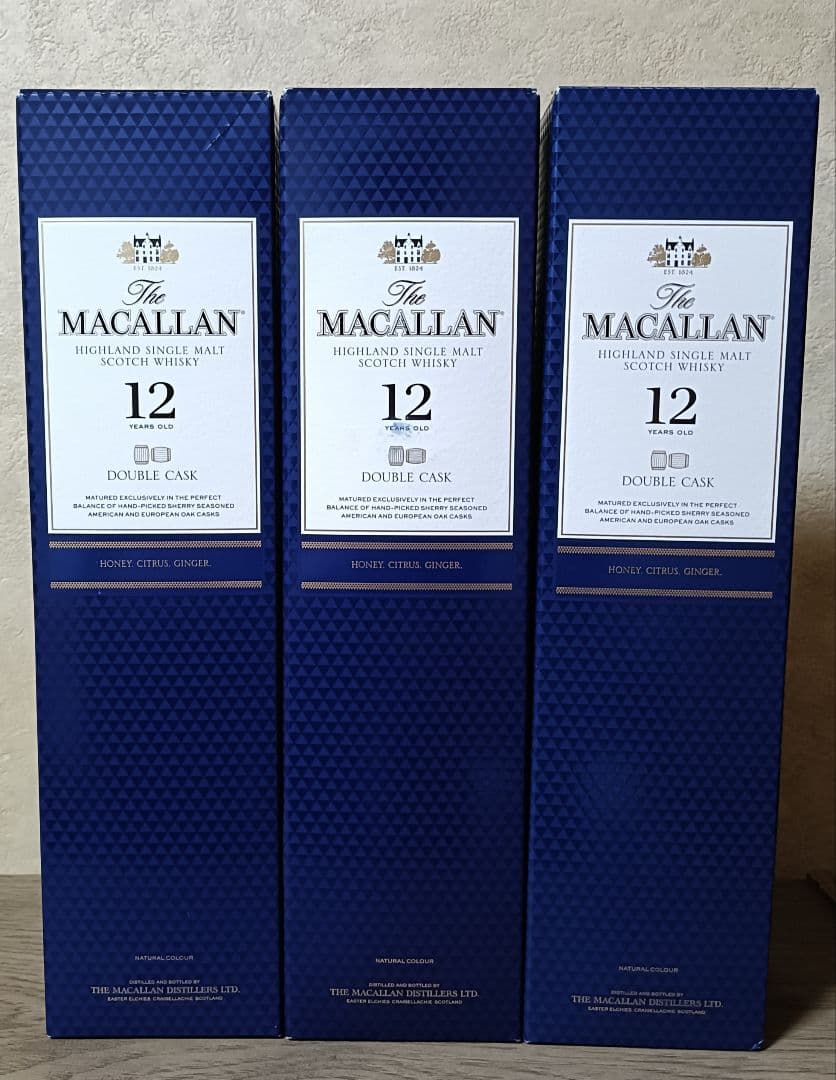 サントリー マッカラン12年 ダブルカスク 3本 MACALLAN