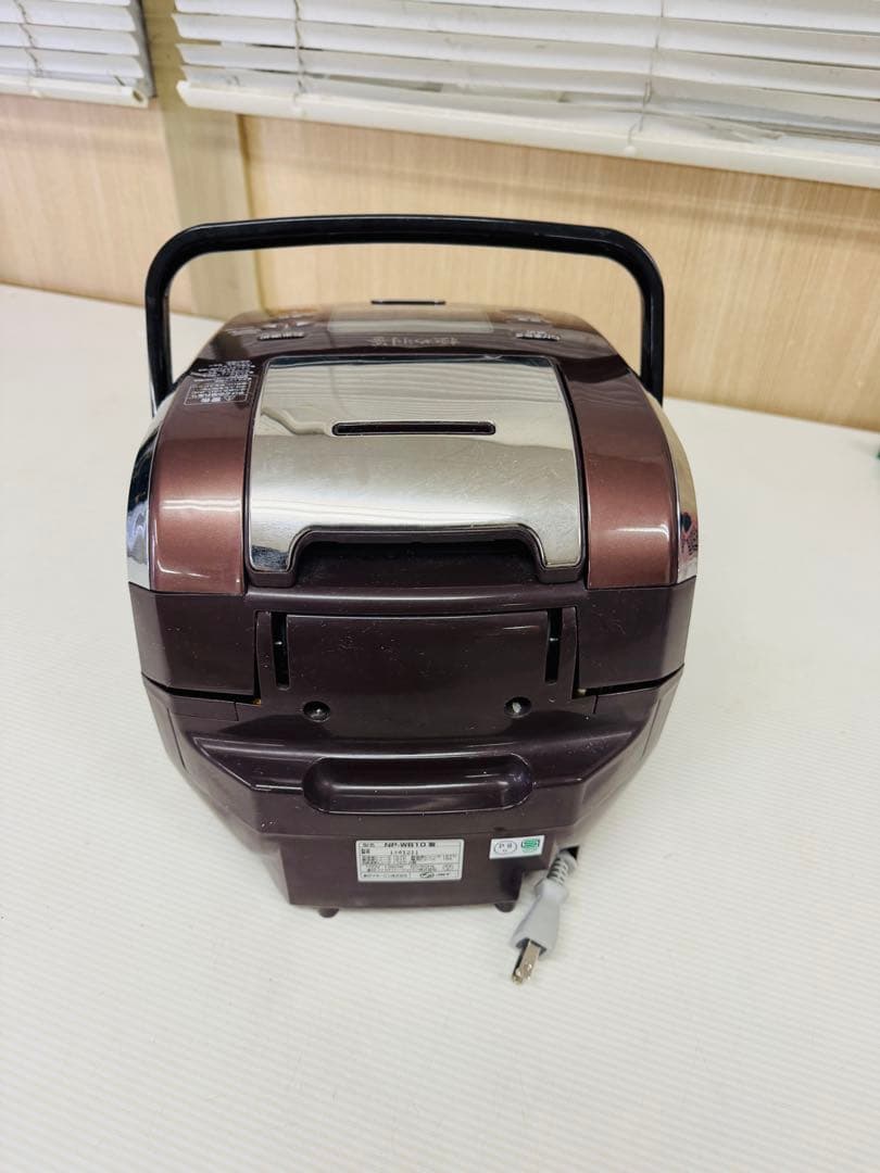 象印 マホービン IH炊飯ジャー 炊飯器5.5合圧力IH極め羽釜 NP-WB10