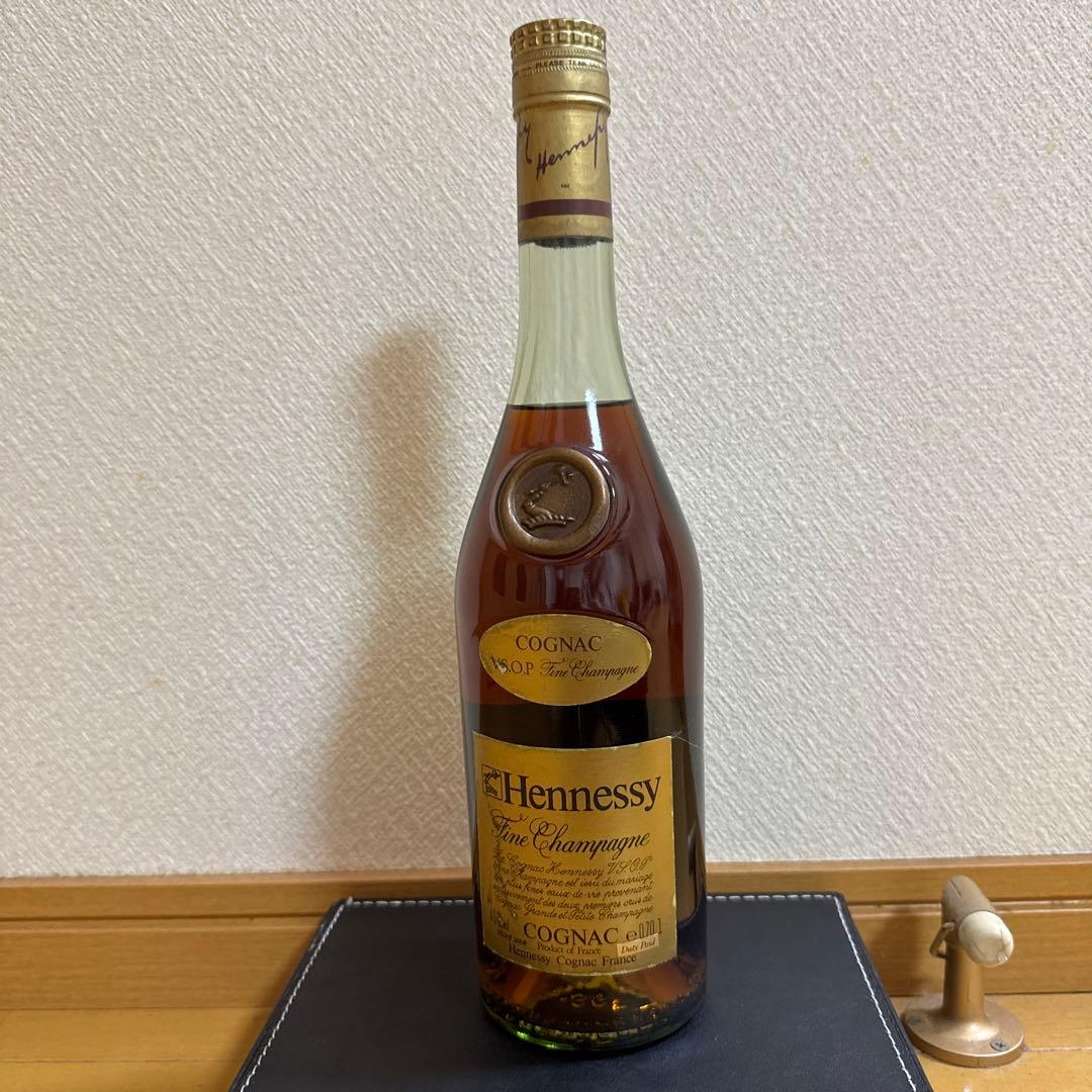 ヘネシー VSOP コニャック 旧ボトル ゴールドラベル 金キャップ