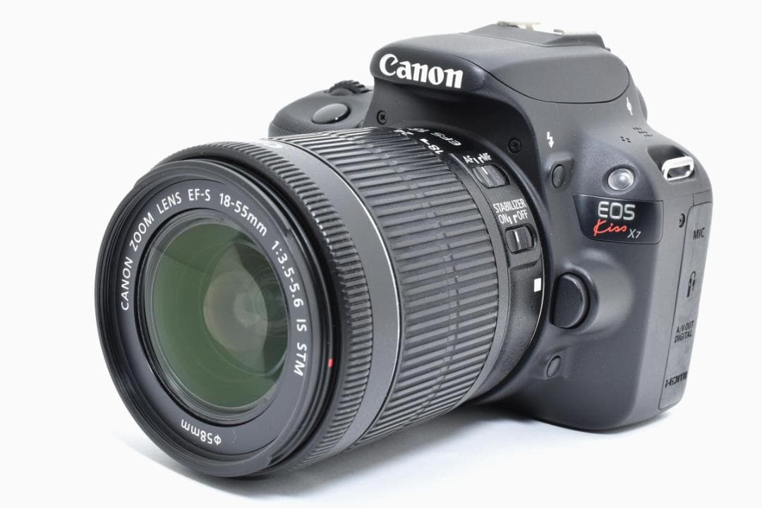 【極美品】Canon Kiss X7 レンズセット★ショット数極少6761回★