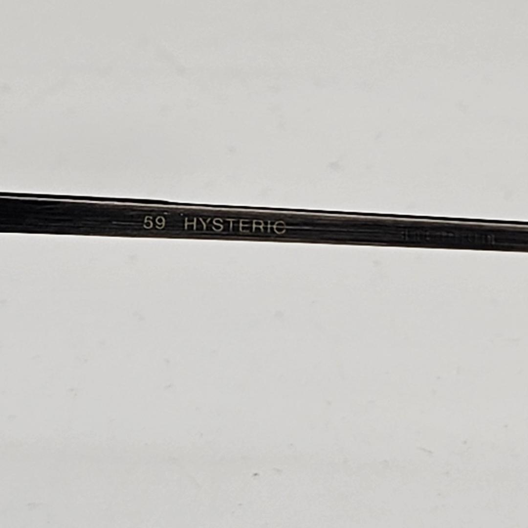 【美品】59 HYSTERIC CHAPLIN 48□19-140 メガネ