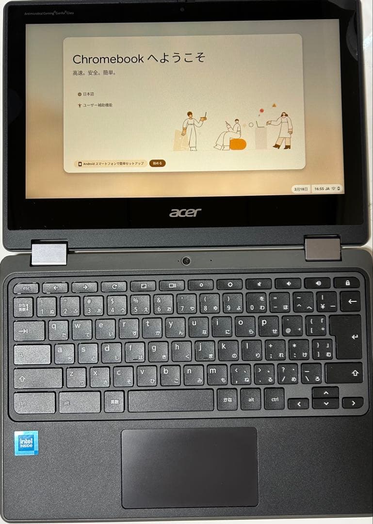 Chromebook本体 Acer Chromebook R753T-A14N