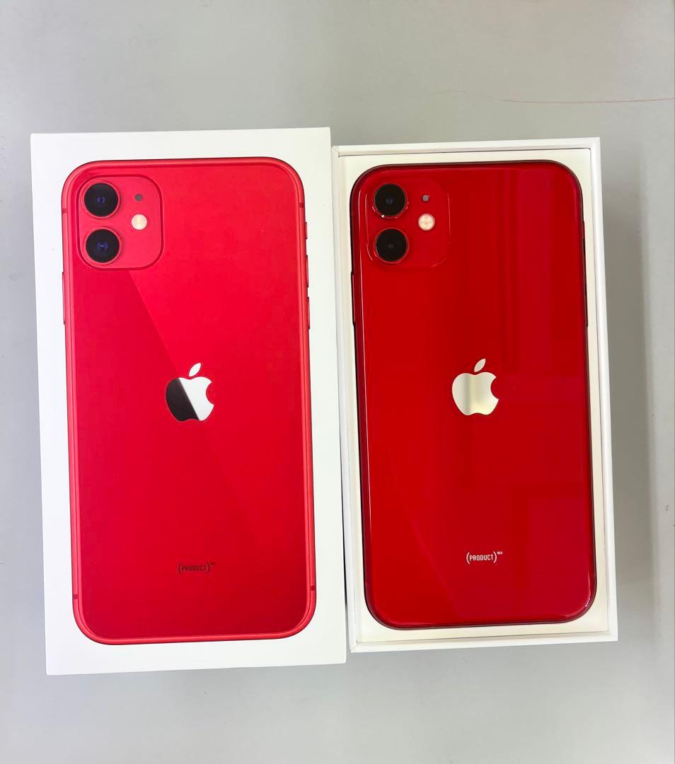Apple iPhone 11 (RED) バッテリー93%