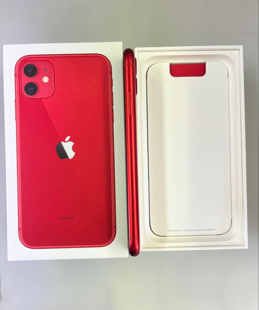 Apple iPhone 11 (RED) バッテリー93%