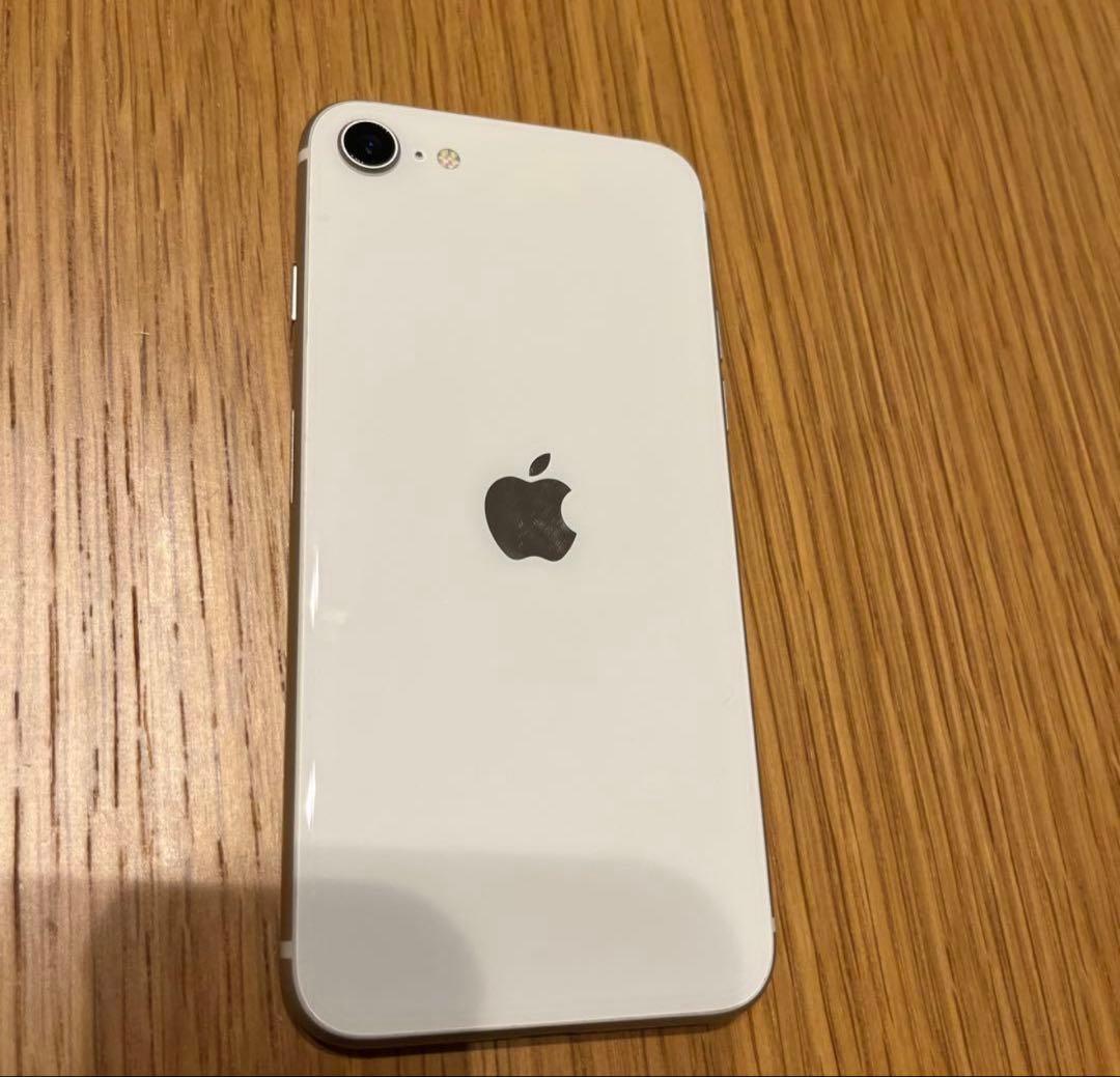 Apple iPhone SE 3 ホワイト レザーケース 画面フィルター付き