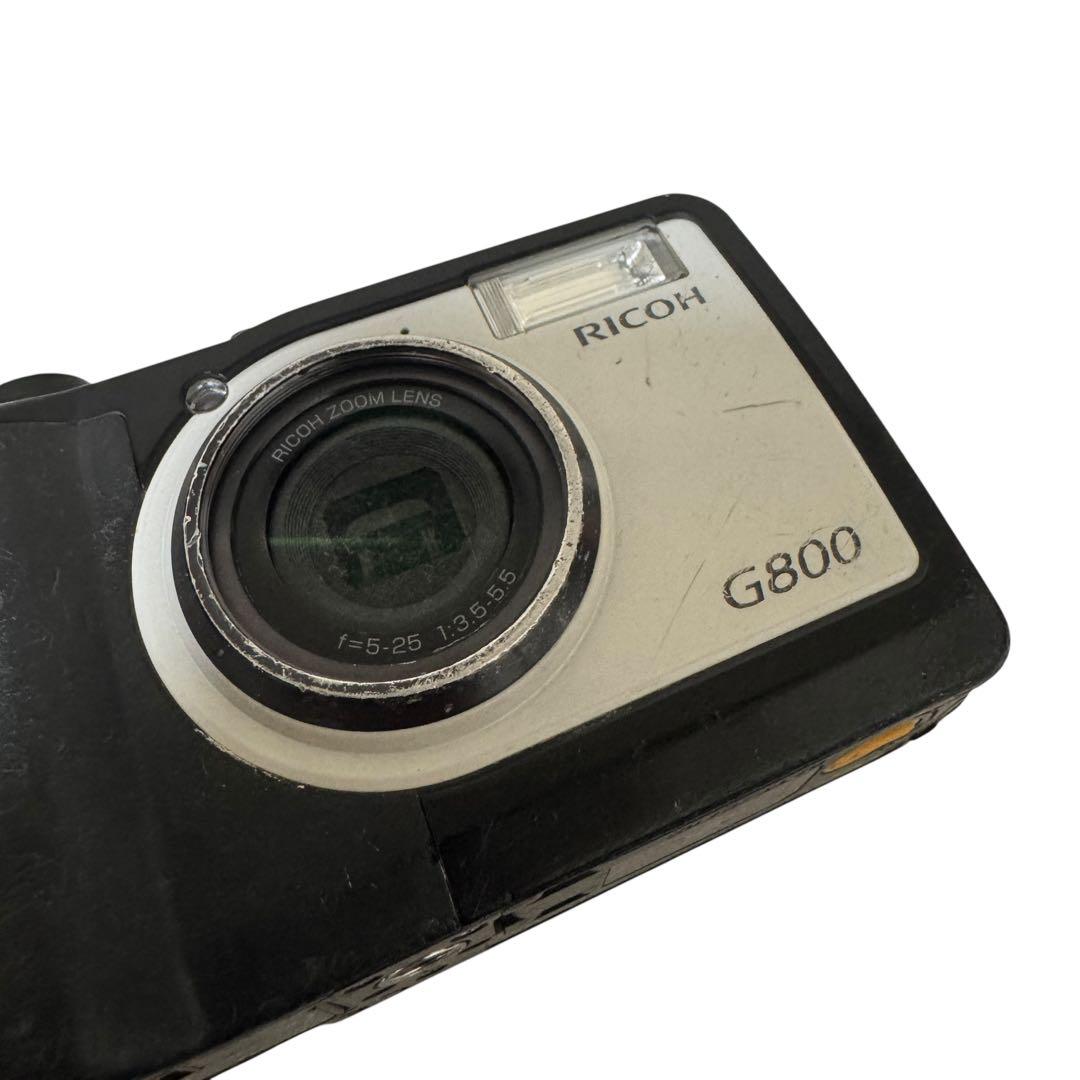 【動作品】RICOH G800 デジタルカメラ 付属品有り