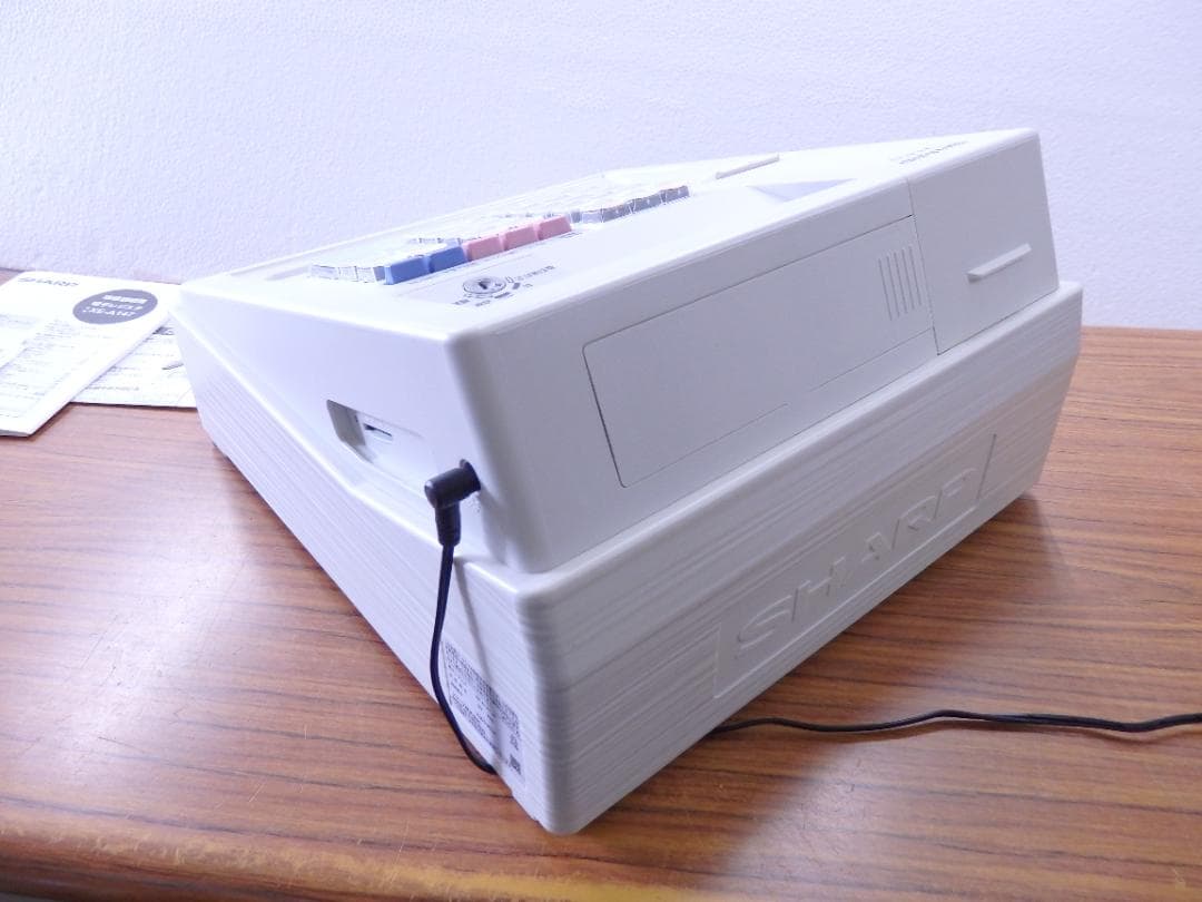 23103 設定無料 22年製年式大事 シャープ XE-A147-W レジスター