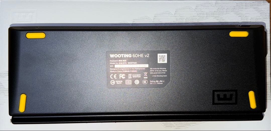 Wooting 60HE v2 メカニカルキーボード　付属品完備