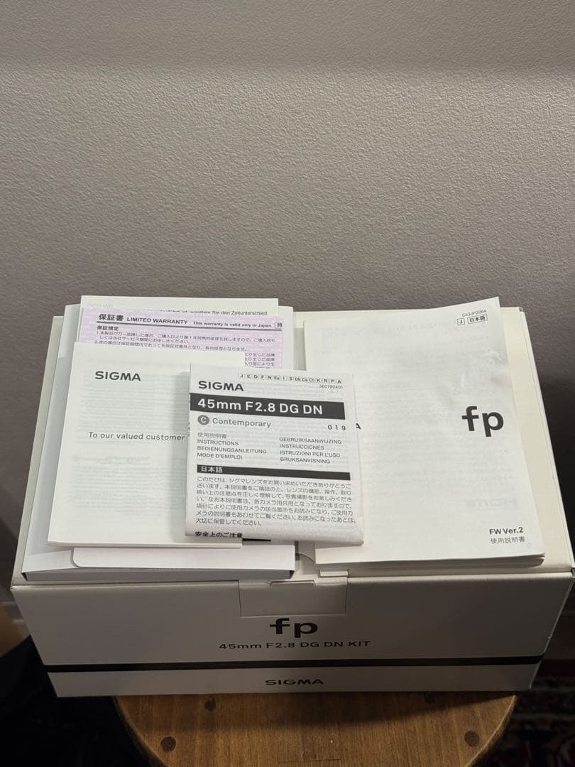 SIGMA fp 45mm F2.8 DG DN KIT おまけ付き