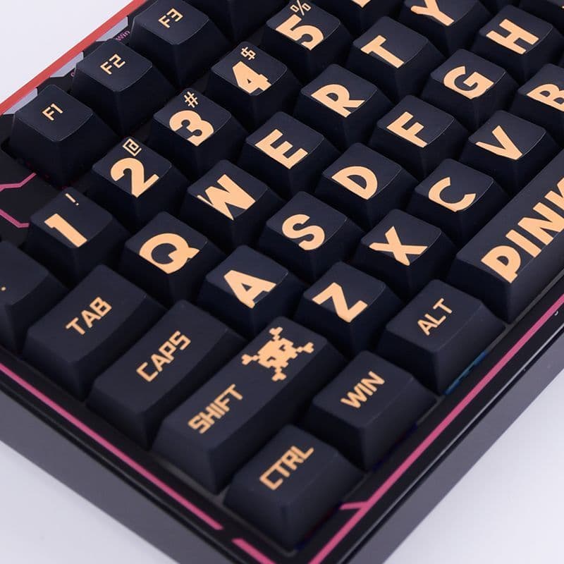 PINK PIXEL キーボード ブラック/ゴールド