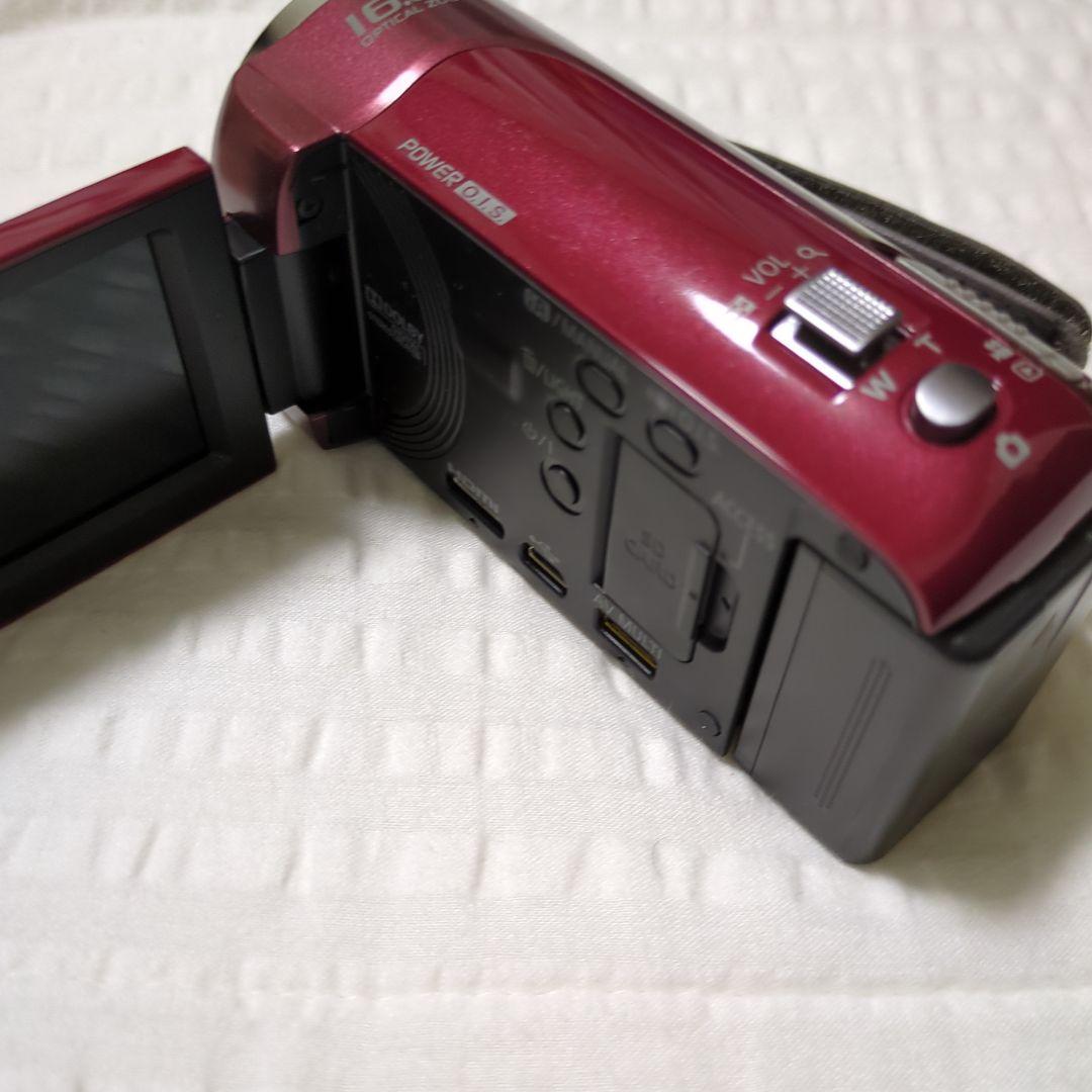 Panasonic HDC-TM25 ビデオカメラ 本体 レッド