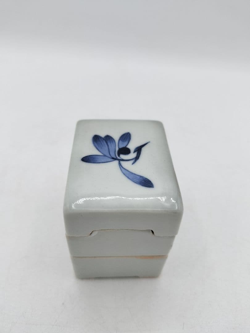 c792 煎茶　重巾合 青ラン 平安春峰 紙箱 茶道具 古物