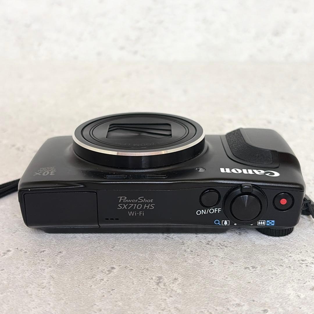 美品 CANON PowerShot SX710 HS デジタルカメラ 黒