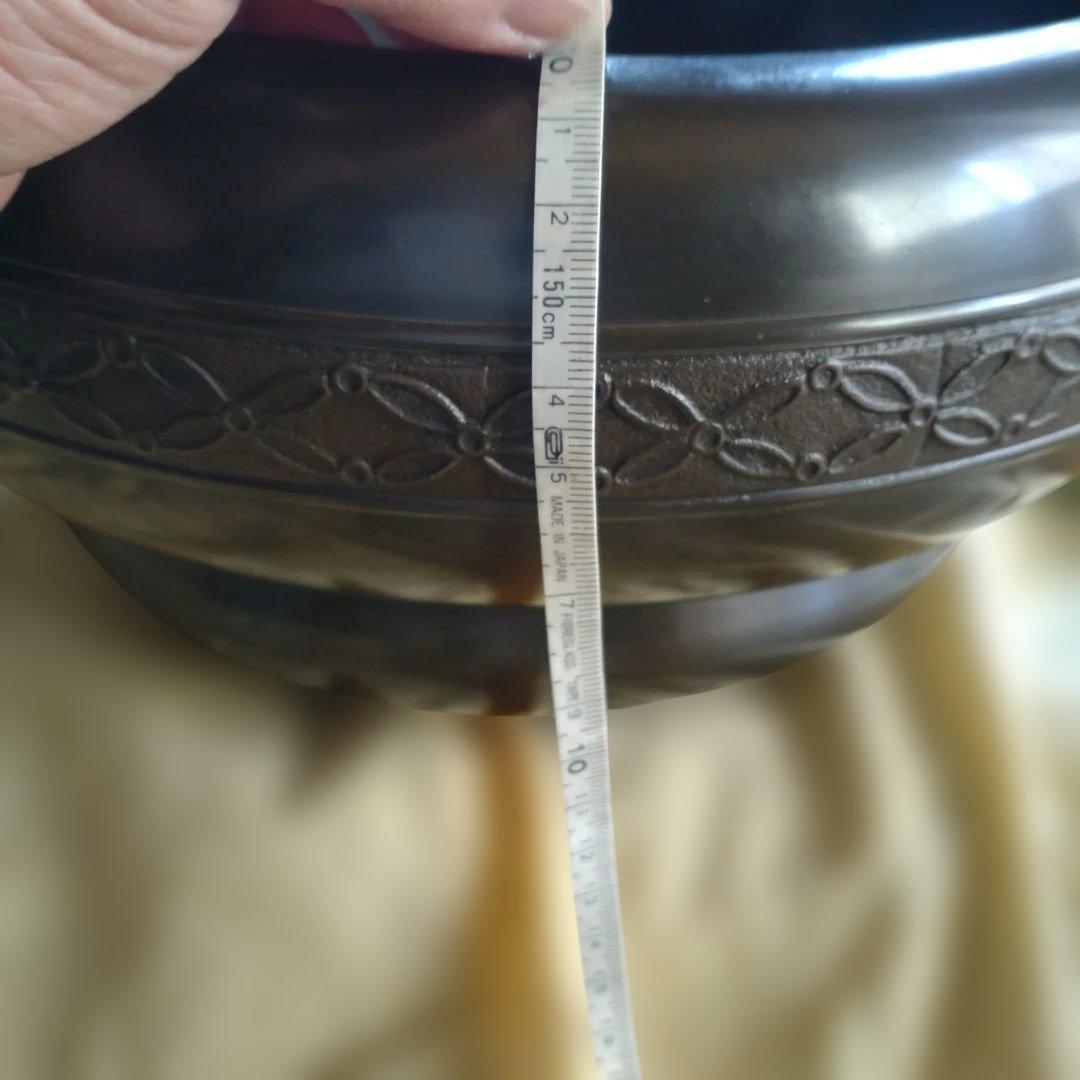 砂張銅 箪瓢 帯七宝紋 瓶掛 唐銅風炉師 黒瀬宗康おまけ付