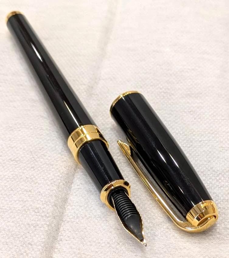 S.T.DUPONT デュポン 18K（750） 万年筆 オランピオ M 漆黒