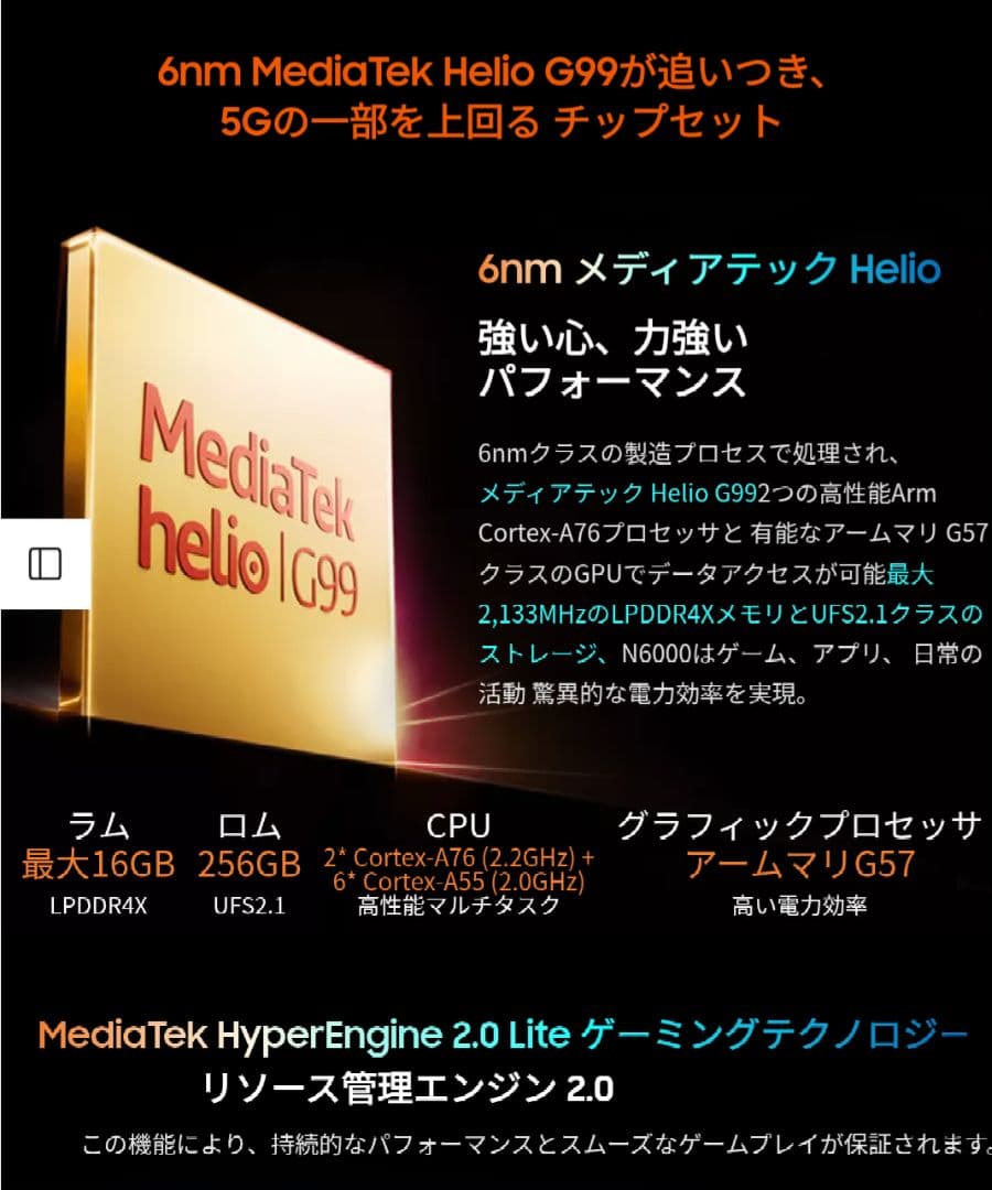 シムフリー Blackview N6000 16GB※ 256GB OS13
