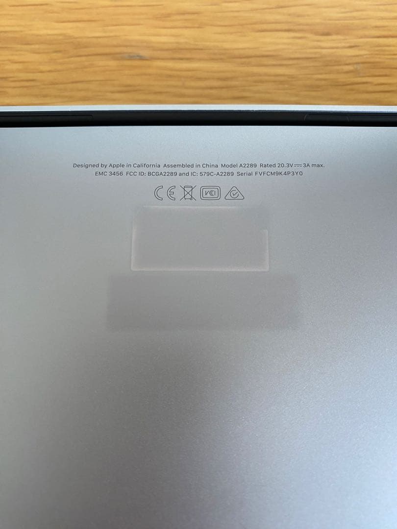 Apple MacBook Pro 2020 MacBook本体