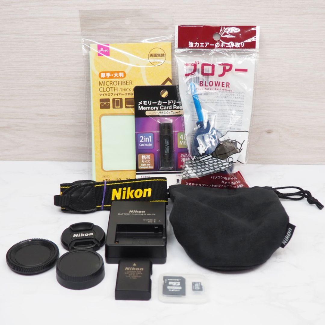 ⭐️Nikon D3100 レンズセット 初心者 ショット数3141回 一眼レフ