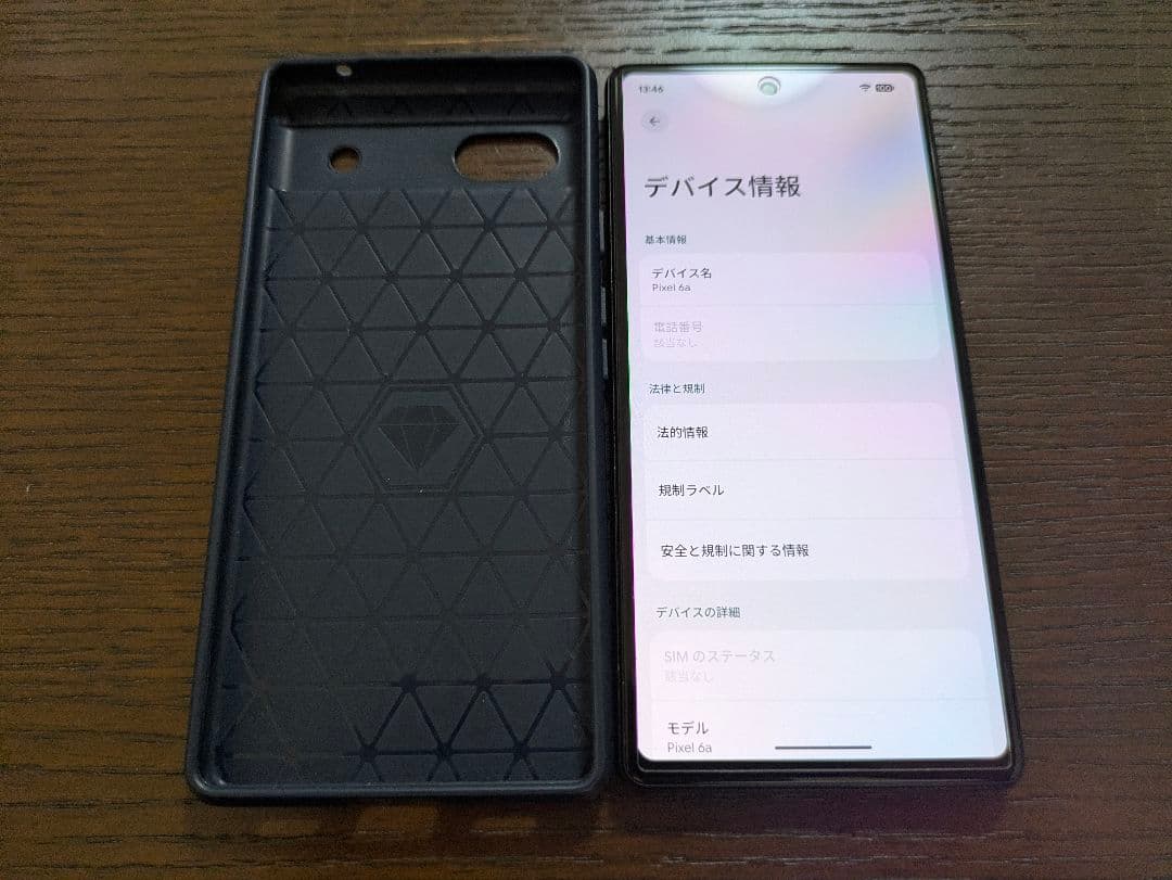 良品　Google Pixel6a　バッテリー新品　カバーオマケ