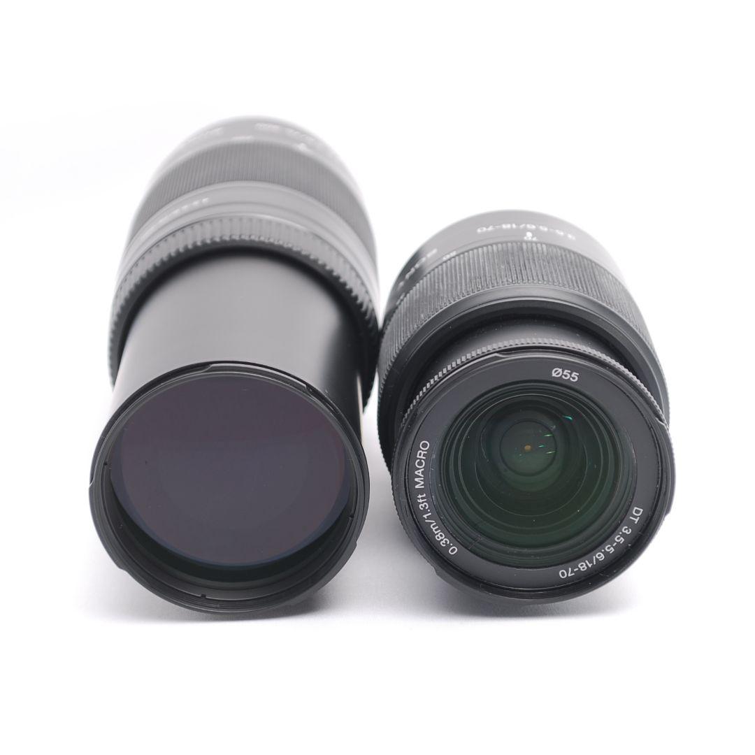 即購入1000円OFF Sony α65 Wレンズ 18-70 75-300