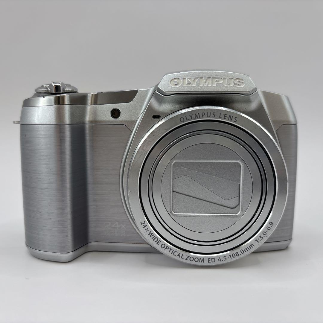 【動作品】OLYMPUS SZ-16 シルバー 光学24倍ズーム 箱付き 完備品