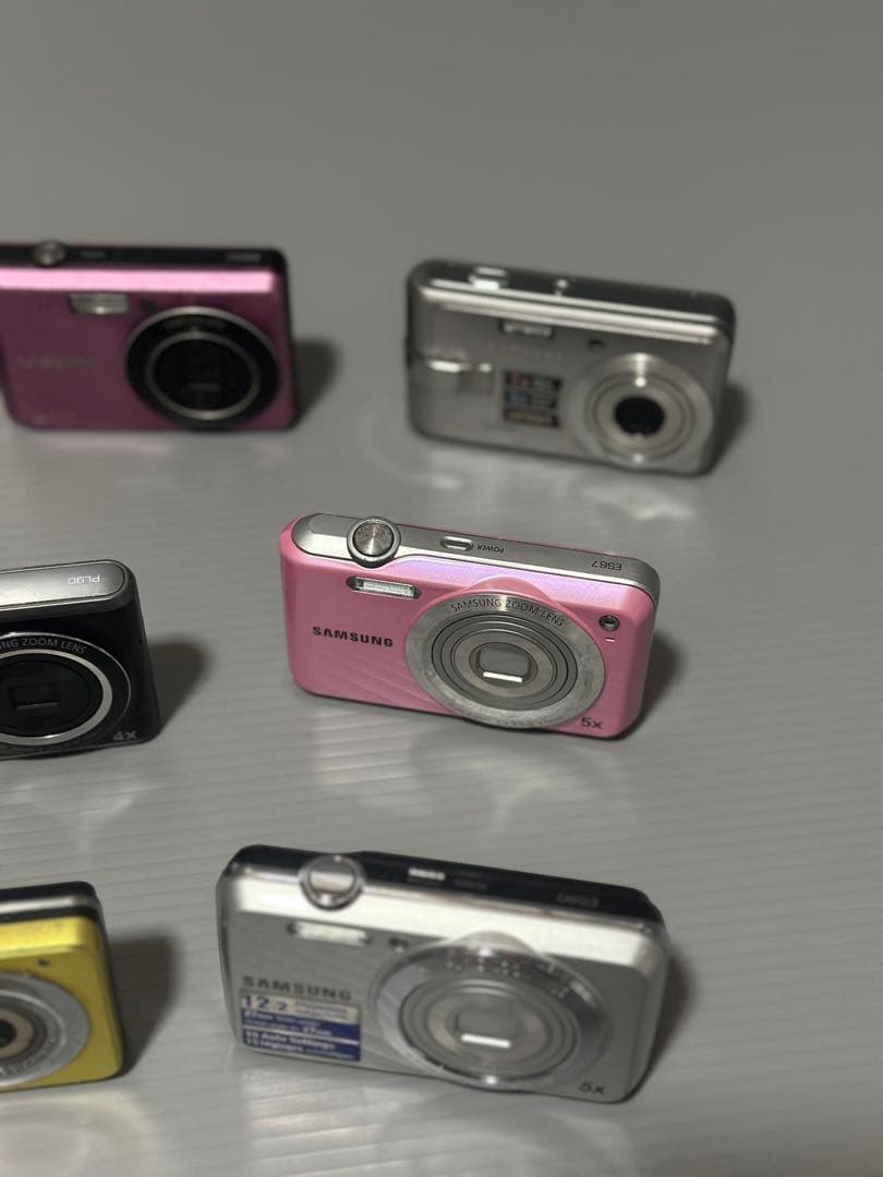 SAMSUNG10台 デジカメラまと め【動作未確認ジャンク扱】