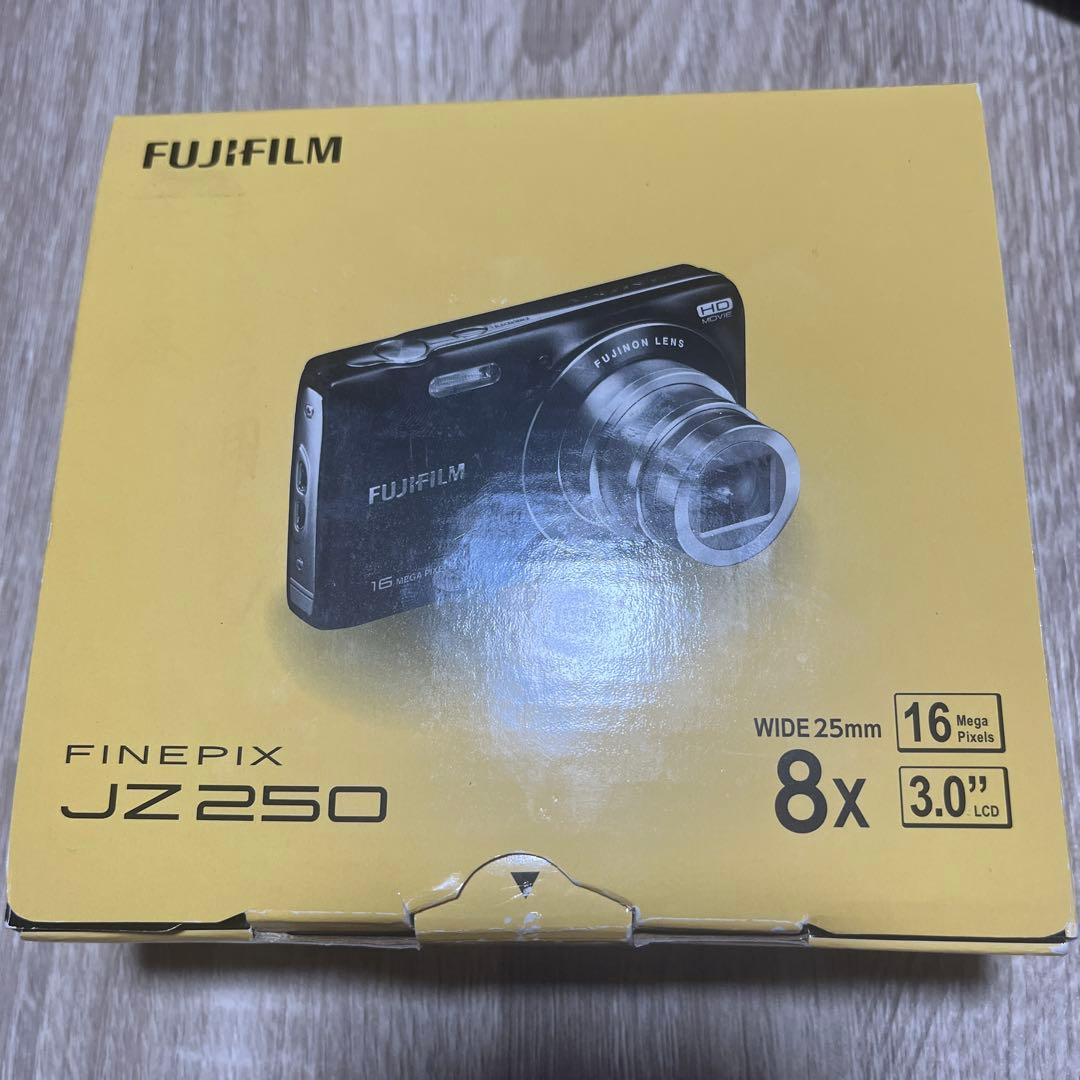 【美品】FUJIFILM FINEPIX JZ250 レッド16MP8倍SD付き