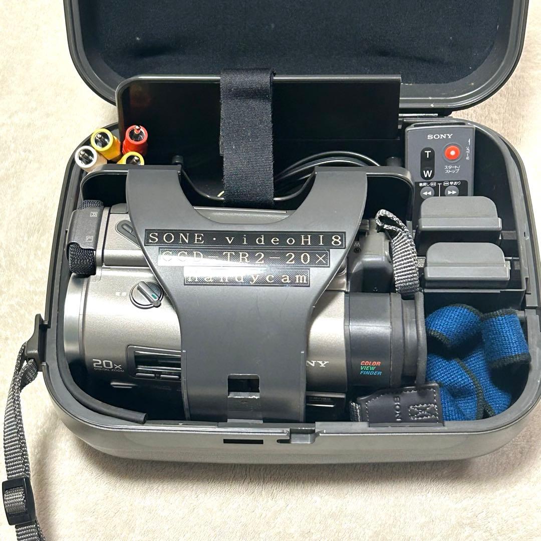 【美品 動作確認済】 ソニー video Hi8 ビデオカメラ CCD-TR2