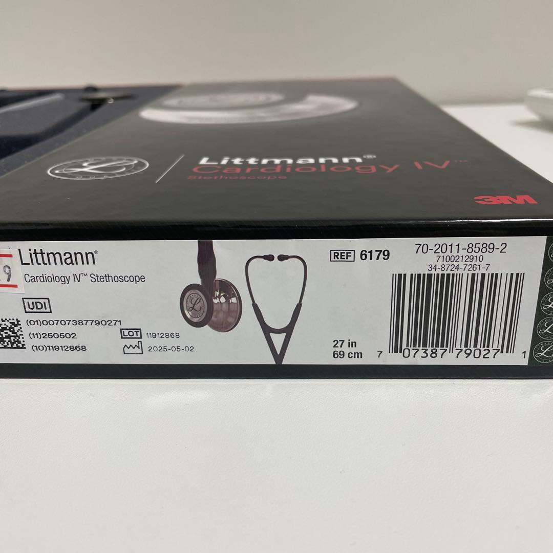ql8467 リットマン 聴診器 Cardiology IV ブラック3M