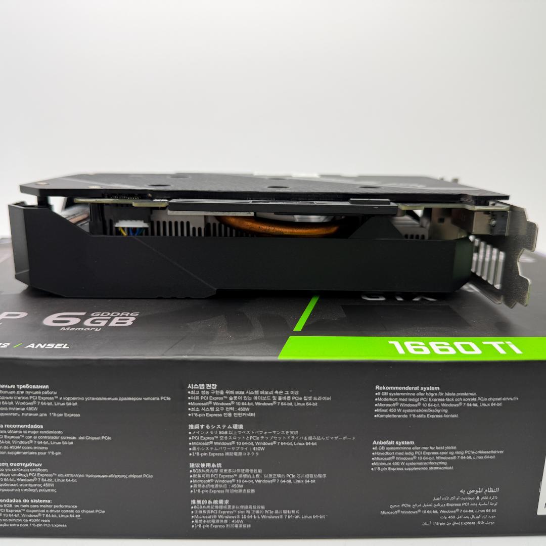 ②ASUS TUF-GTX1660TI-T6G-EVO-GAMING グラボ
