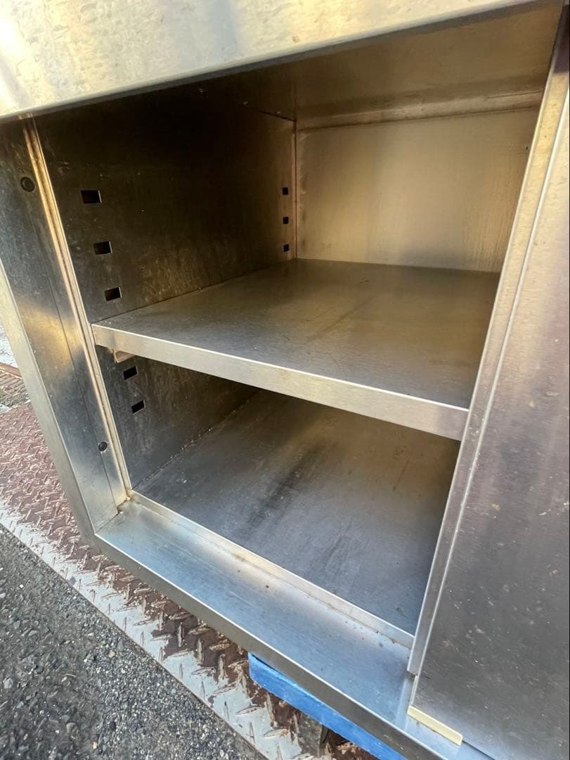 業務用 キャビネット 作業台 調理台 900×600×850 スライド扉 大阪