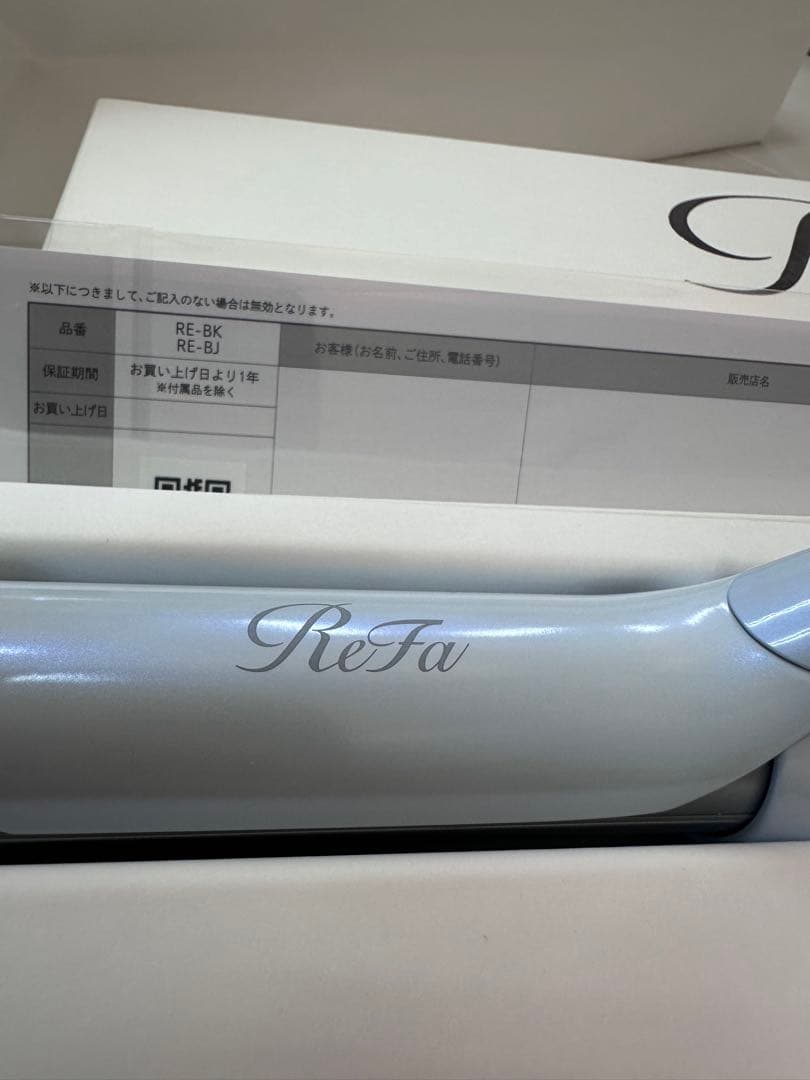 未使用 Refa 32mm リファビューテック カールアイロン bk-02a