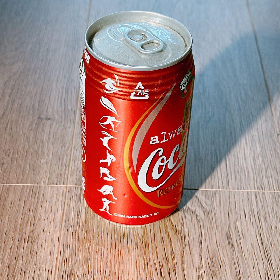 長野オリンピック　Coca-Cola コカコーラ　記念缶　五輪　冬季