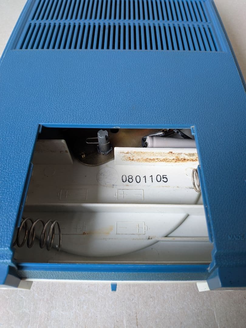 【作動確認済み】三菱ラジオ付きポータブル電蓄プレーヤー