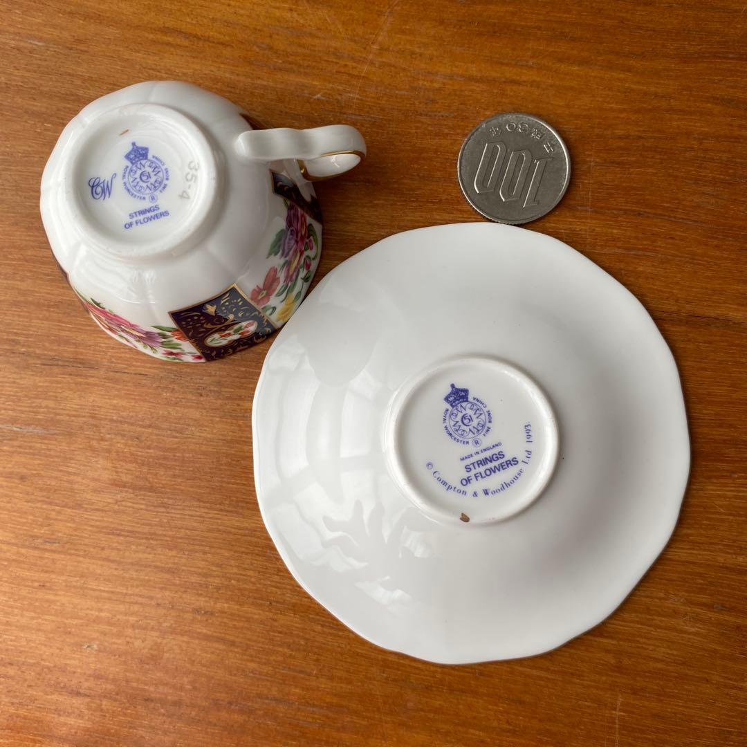 ロイヤルクウースター ミニチュア　カップ＆ソーサー