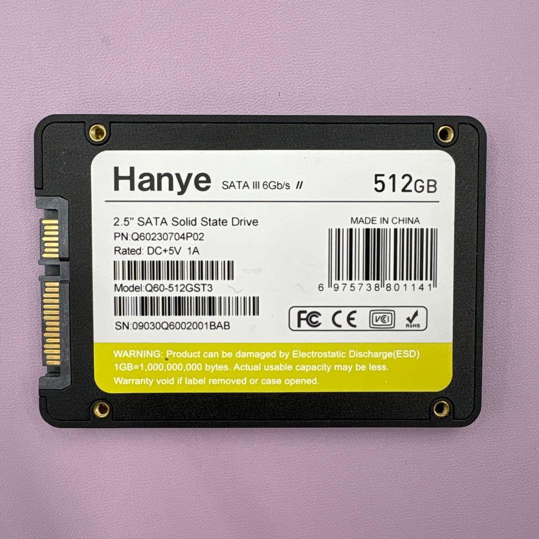 N*N様 Hanye Q60 512GB SATA SSD