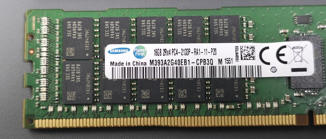 HPEサーバメモリ 64GB(16GB*4) ECC REG 2133MHz