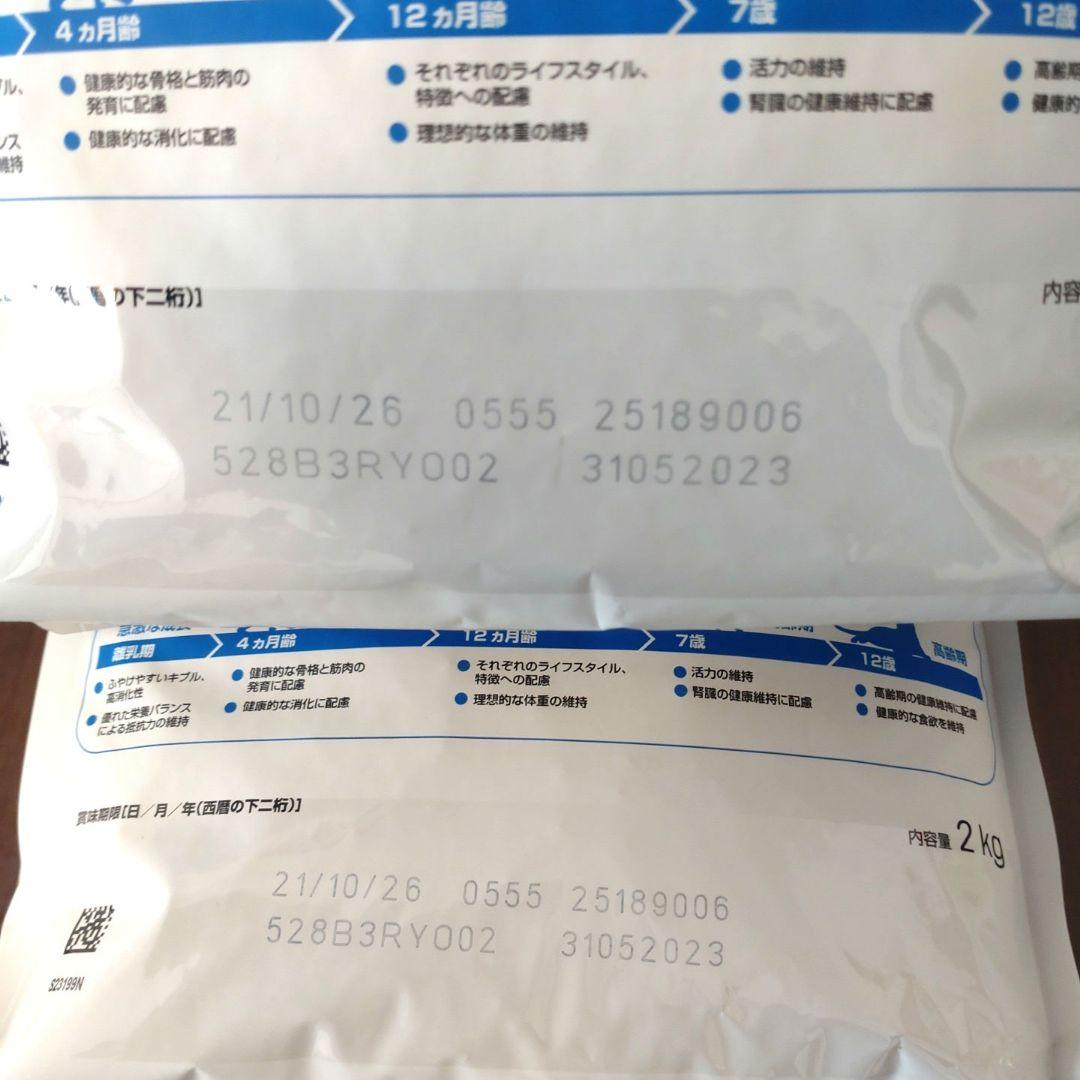 ロイヤルカナン　インドアロングヘアー　猫用　2kg✕2袋