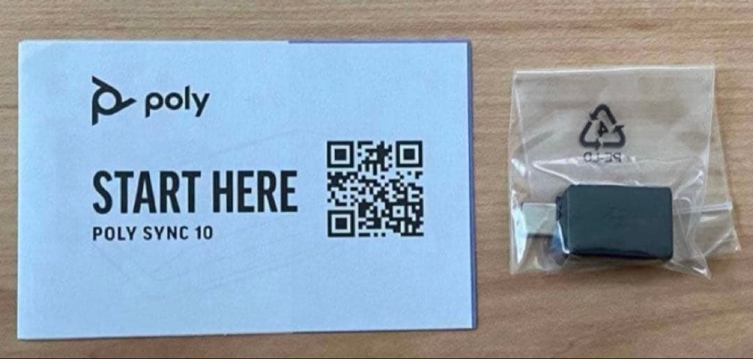 Poly Sync 10 スピーカーフォン USB-A/USB-C⑤