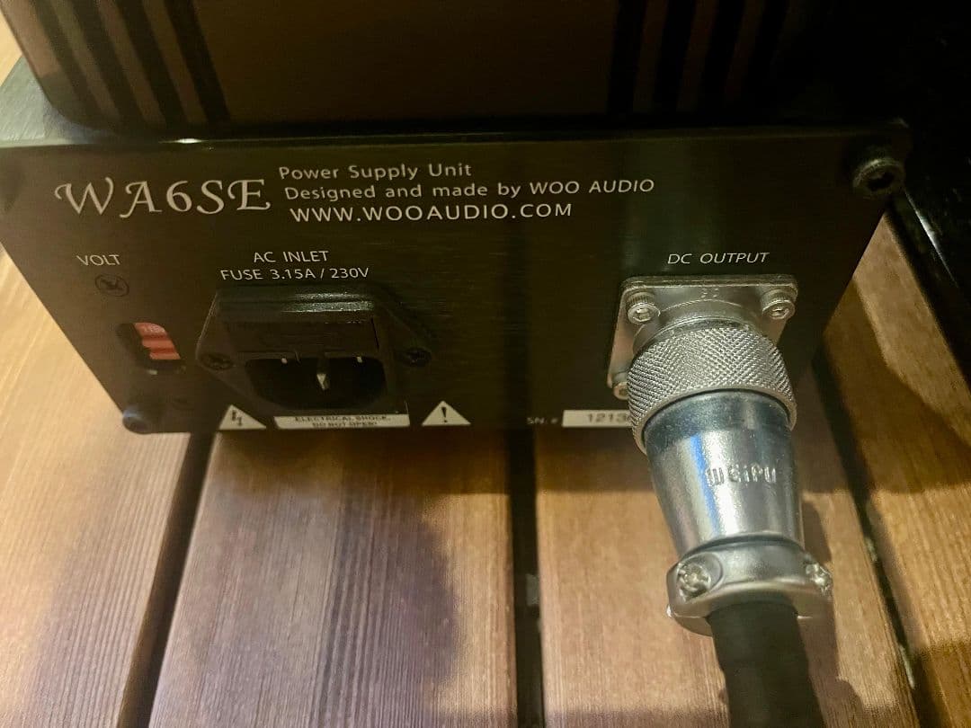 真空管アンプ WOO AUDIO WA6SE ブラック
