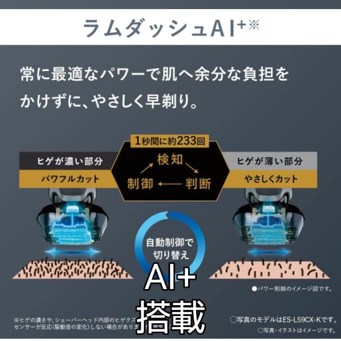 Panasonic 深剃り5枚刃 ES-ELV7 新品未使用❣️
