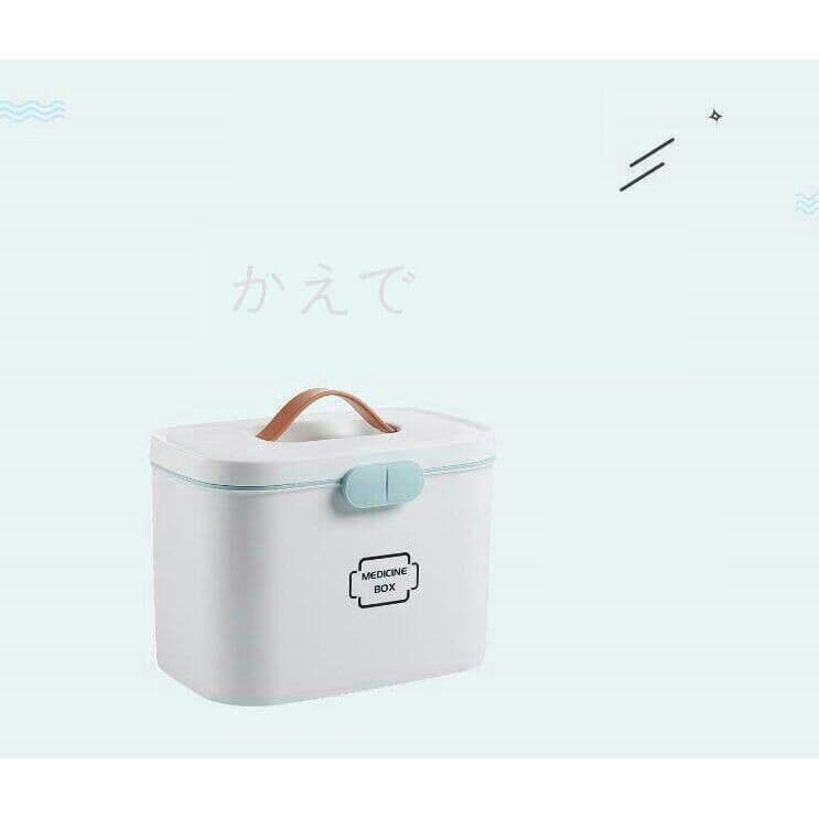救急箱 薬箱 二段式 折りたたみ可能 大容量 多機能収納ケース 収納ボック 5