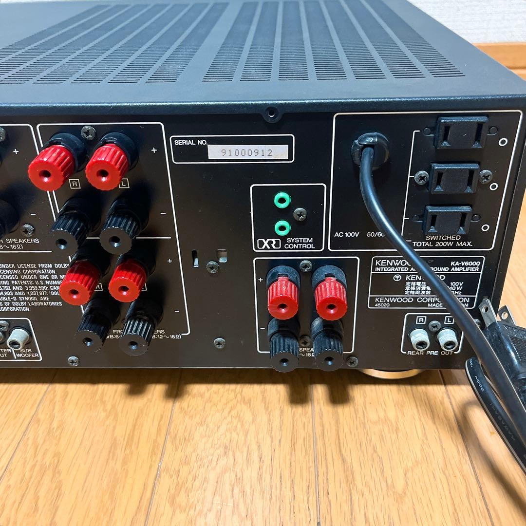 希少 KENWOOD KA-V6000アンプ 動作品 85,000