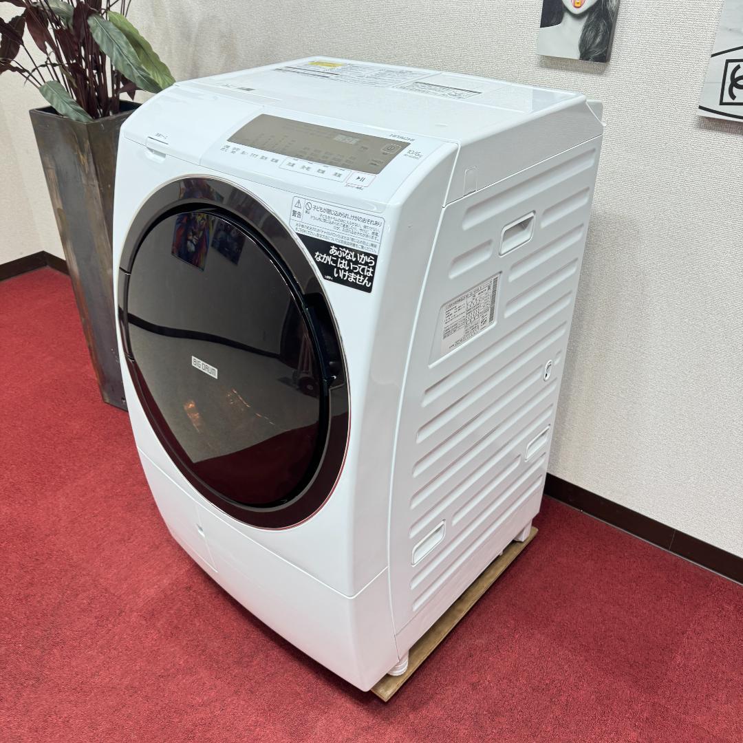 東京23区送料無料　超美品日立ドラム型洗濯乾燥機2022年製10/6㎏　洗浄済み